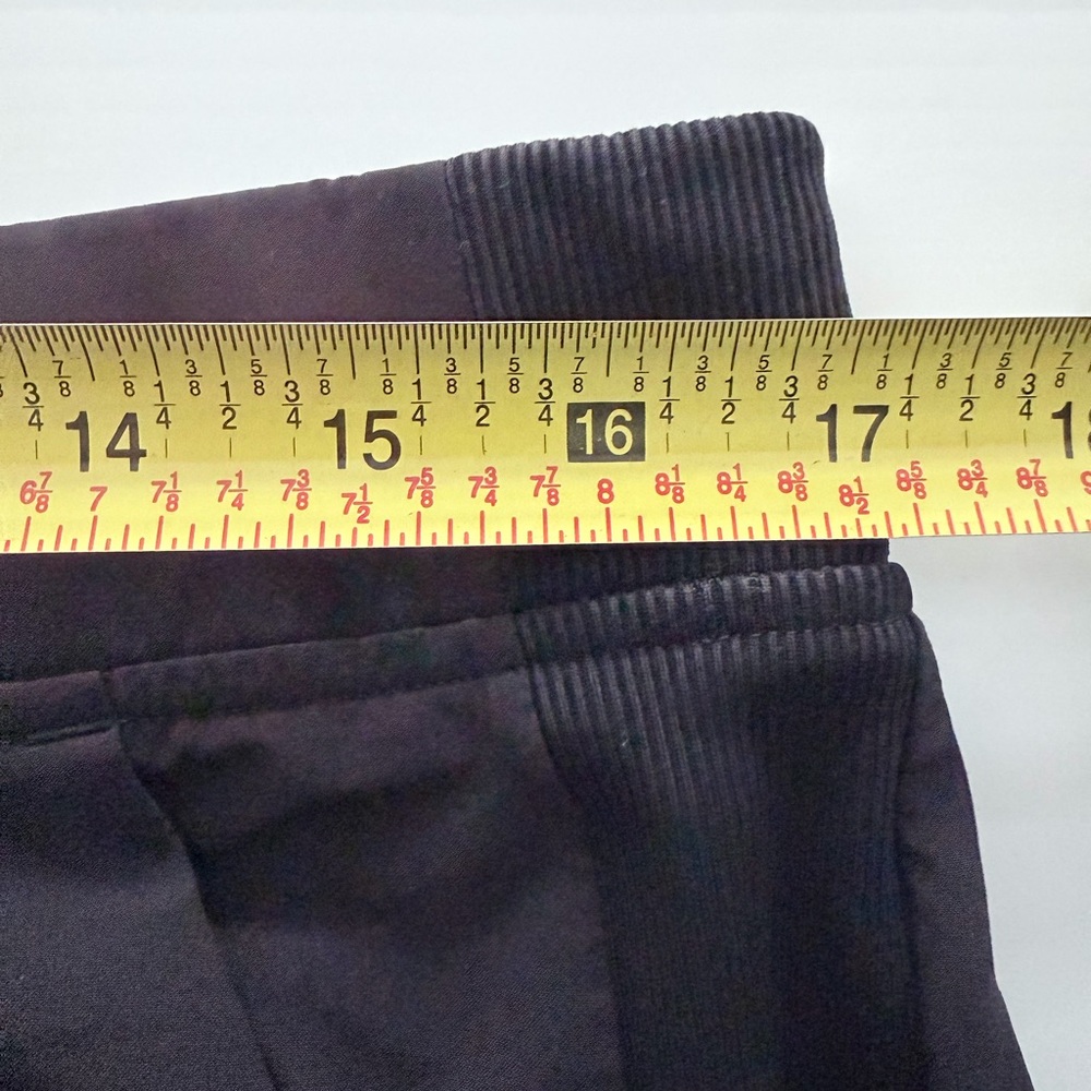 Athleta Brooklyn Mid Rise Pants Black elastic waist lightweight Size 14 - Picture 5 of 7